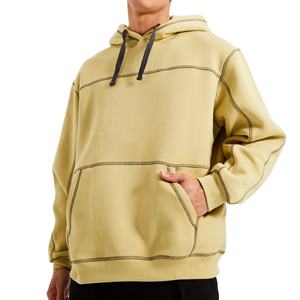 Nouveau design 2026 – Sweat à capuche oversize en coton épais pour homme – Vente en gros – Conception personnalisée – Pull avec poche – Coupe classique - Product Image 1