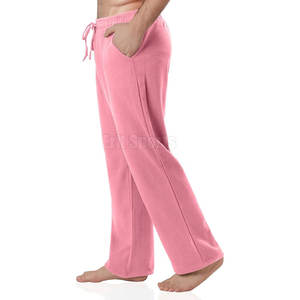 Pyjama décontracté léger pour homme - Tissu confortable en polyester/coton respirant pour la nuit - Product Image 4