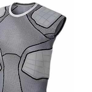 Vente en gros de débardeurs de sport rembourrés pour hommes, pour fitness, gym, course et yoga, en matière unie - Product Image 4