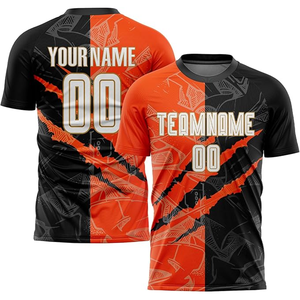 Uniformes de football modernes de style streetwear |   Ensemble de football personnalisé pour hommes Vibrant-Tech |   Maillot de football avec graphisme néon par sublimation - Product Image 2