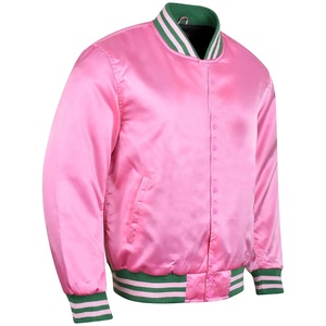 Chaqueta Bomber de Satén Personalizada para Hombre, Estilo Universitario, con Nombre y Número del Equipo Bordados en la Parte Delantera, de Alta Calidad para Invierno - Product Image 2