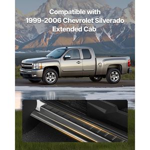 Set di 4 Protezioni Laterali per Chevrolet Silverado 1999-2006 Cabina Estesa, Compatibile con 14089 Trail Armor Skid Plates - Product Image 2