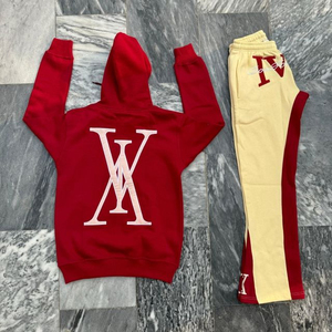 Conjunto de Sudadera con Capucha y Pantalones de Chándal para Hombre, Diseño Personalizado, Casual de Invierno, Oversize, Ecológico, de Tejido Grueso, Corte Holgado, Largo Completo, Color Liso - Product Image 3