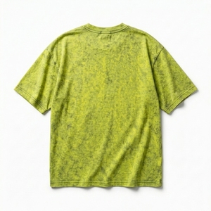 Camiseta Oversize de Algodón Pesado con Lavado Ácido, Estilo Boxy, Vintage, Streetwear, Casual, para Verano - Product Image 2