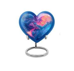 Pequeña Urna en Forma de Corazón para Cenizas Humanas, Urna Decorativa Mini para Cremación de Hombre o Mujer Adulto, Urna Funeraria de 3 Pulgadas, Mini Recuerdo para Guardar Cenizas - Product Image 5