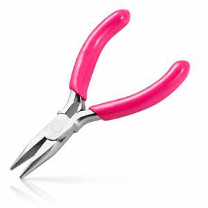 INSTRUMENTS CHIRURGICAUX INTENSES Mini-pinces à bec long/à bec en U en acier inoxydable de 3 pouces pour la fabrication de bijoux, le pliage, le serrage et le bobinage - Product Image 1