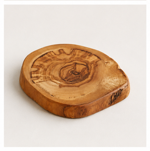 Juego de posavasos artesanales de madera de olivo rústica al por mayor, tapetes de madera natural de primera calidad para bebidas, para decoración del hogar, hoteles y restaurantes. - Product Image 4