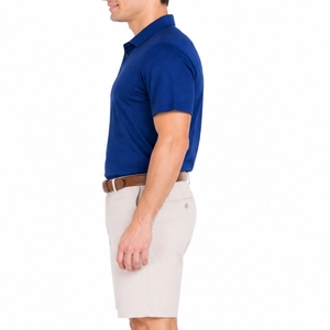 Ensemble polo et short de golf pour homme, séchage rapide, extensible dans quatre directions, spandex/nylon, confortable pour un usage quotidien, style sportif classique et luxueux - Product Image 3