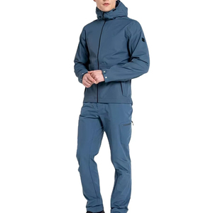 Custom Men Windbreaker <b>Set</b> Designed With Breathable Structure Providing Comfortable Fit And Stylish Sportswear Look - Product Image 1
