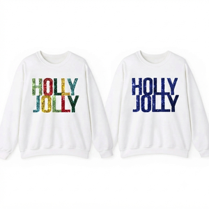 Wholesale Customize Christmas Sweatshirt Women's Crew Neck Long Sleeve Printed Pullover Winter <b>Tops</b> Custom Logo Design Sweater - Product Image 6