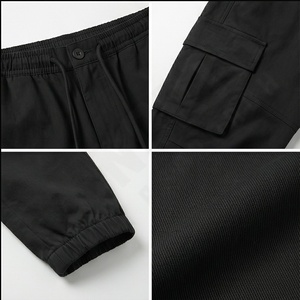Ropa de moda Joggers de gran tamaño Hombres Stacked Cargo Pocket Pantalones de chándal acampanados Custom Multi Bolsillos Streetwear Cargo Pantalones Invierno - Product Image 4