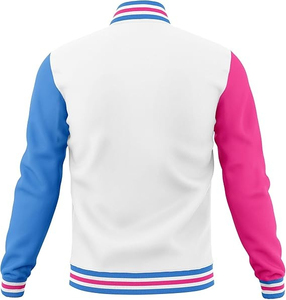 2026 New Arrival Custom Embroidered Breathable Windproof Waterproof Oversized Varsity <b>Jacket</b> Leather Sleeves Chenille <b>Patches</b> - Product Image 6