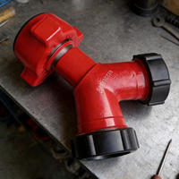 Raccord en Y API 6A 2"-4" en acier forgé allié haute pression 20000 PSI pour collecteur de pipeline de fracturation pétrolière à connexion filetée
