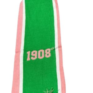 Green Pink Knit <b>Scarf</b> Women Warm Winter <b>Scarf</b> with Striped Design Soft Fashion Neck Wrap Outdoor Apparel Accessory - Product Image 3