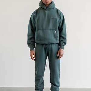 Ensemble de survêtement pour homme, couleur unie, décontracté, personnalisé, fabriqué au Pakistan, de haute qualité - Product Image 3