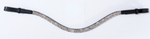 Diadema de Cuero Plana y Delgada Profesional con Sistema de Gancho y Bucle de Resistencia Industrial e Incrustaciones de Piedra de Cristal de Roca Genuina - Product Image 6