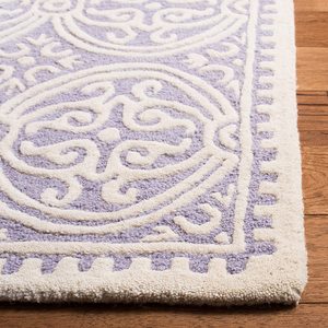 White Purple Wool Premium Quality Luxury Designer Soft Plush <b>Carpet</b> Custom Size for Home Use Eco-Friendly PET Friendly Fire - Product Image 4