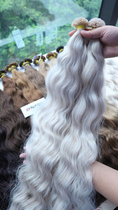 Meilleures ventes 100 grammes Remy Kératine Tip Extensions de cheveux humains vietnamiens par NASA Hair 60cm Natural Wave Toutes les couleurs disponibles - Product Image 5