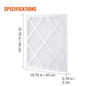 Confezione da 5 Pre-filtri Protettivi per Animali Domestici 15.75FT X 15.75FT, Filtri di Ricambio per Filtro Aria Stadio 1 per Ventilatori ad Alta Efficienza Compatibili - Product Image 4