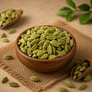Cardamomo Verde Natural |   Vainas aromáticas enteras diseñadas para cocinas de hostelería y creaciones artesanales en la cocina contemporánea. - Product Image 1