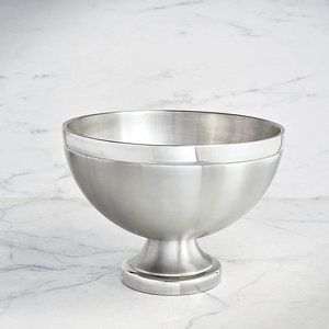 Bol à punch en acier inoxydable à double paroi de qualité supérieure, finition miroir, pour servir des boissons dans les bars, les hôtels, les fêtes, vente en gros - Product Image 1