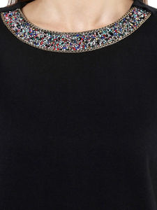 Sudadera de Mujer de Manga Larga, Cuello Redondo, Color Sólido, con Logotipo Estampado, Sudadera de Moda al por Mayor para Mujer - Product Image 6