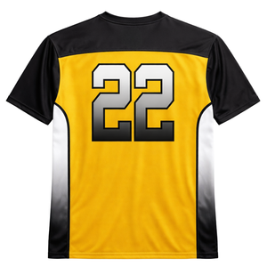 Maillot de football américain personnalisé en sublimation intégrale, 100 % polyester, anti-humidité, uniforme d'équipe, vente en gros - Product Image 2