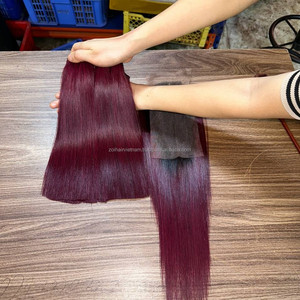 Extensiones de cabello humano virgen vietnamita a precio económico, lisas y rectas, con encaje frontal, pelucas de cabello humano. - Product Image 2