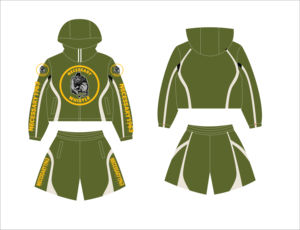 Conjunto de Chándal de Invierno Personalizado OEM, de Algodón Sólido a Rayas, 2 Piezas, Estilo Urbano Y2K, con Forro de Malla, Cortavientos, para Unisex - Product Image 3