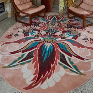 Alfombra de Lujo Abstracta, Hecha a Mano, Moderna, de Diseño, de Lana/Algodón, Antideslizante, de Pelo Medio, para Sala de Estar, Dormitorio, Decoración del Hogar - Product Image 3