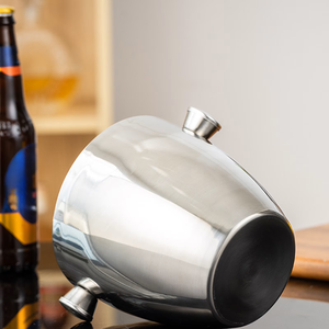 Best Selling Heavy Duty Stainless Steel Wine Cooler Bucket Double Wall Insulated Champagne <b>Beer</b> Ice <b>Chiller</b> for Restaurants - Product Image 5