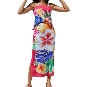 ผ้าซารองผ้าฝ้ายขายส่งสำหรับผู้หญิง ผ้าคลุมชายหาดเนื้อนุ่ม ระบายอากาศได้ดี ใช้คลุมบิกินี่ในฤดูร้อน รับทำโลโก้ตามสั่ง ผลิตโดยโรงงาน OEM - Product Image 2