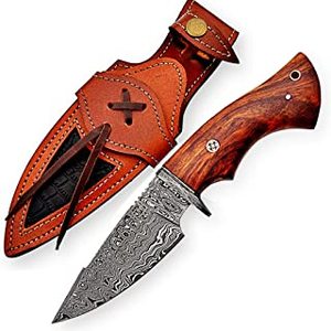 Couteau manuel léger fait main pour la chasse, le camping et la randonnée - Zachary Industries - Garantie de 3 ans - Product Image 3