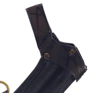 Funda de cuero para cuchillo, para acampar al aire libre, senderismo, caza y trabajo, cinturón para cuchillo, almacenamiento protector - Product Image 6