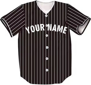 Camiseta de Béisbol Deportiva de Verano para Hombre, Transpirable, Bordada, con Nombre de Equipo Personalizado, Uniforme de Softbol Sublimado, Ropa Deportiva - Product Image 2