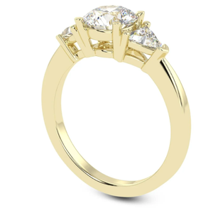 Anillo de Diamante Natural SOLITAIREKART de 1.90 Quilates, Color H, Claridad VS1, Oro de 14 Quilates, Talla 5, Hecho a Mano, Impresionante y con Incrustaciones - Product Image 5