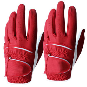 Gants de golf en cuir de qualité supérieure Highland, lot de 2, pour gaucher, avec marqueur de balle, adhérence supérieure, prix abordable, OEM - Product Image 1