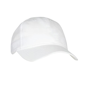 หมวกเบสบอลแบบคลาสสิก 6 แผง สีขาวล้วน ทรง Dad Hat ปีกโค้ง ระบายอากาศได้ดี ปรับขนาดได้ เหมาะสำหรับเล่นกีฬา - Product Image 1