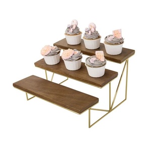 Soporte de Madera Rústico para Cupcakes, Exhibidor de Postres de Madera Natural para Panadería, Cafetería, Restaurante y Uso Doméstico - Product Image 5