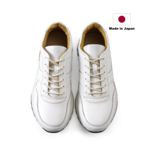 Ran Ai Ran Fabriqué au Japon Baskets en cuir simples, élégantes, légères, à lacets, toutes saisons, hiver, avec soutien de la voûte plantaire et amorti élevé - Product Image 1