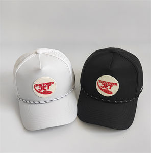 Gorra de Béisbol Deportiva Impermeable de 5 Paneles con Logotipo de PVC y Cuerda Premium Cortada con Láser, Ajustable para las Cuatro Estaciones, Venta al Por Mayor - Product Image 6