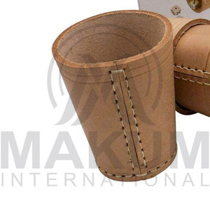 Handmade Custom Leather Eco-Friendly Modern Luxury Sport <b>Dice</b> Cups for Kid and Party Use - Product Image 3