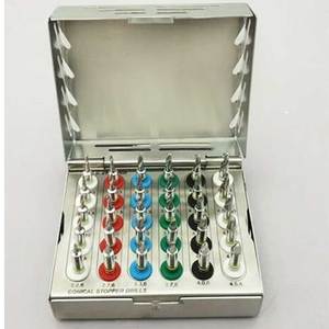 Kit de butées coniques pour implants dentaires de qualité supérieure, outils de perçage chirurgical en acier inoxydable, autoclavables, ensemble universel CE ISO - Product Image 5