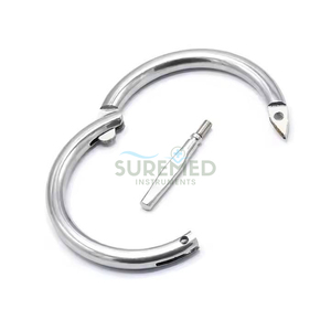 Premium Quality Veterinary Bull Nose Ring Rust Resistant Stainless Steel Livestock Control Ring Equipment Wholesale Supplier - Product Image 3