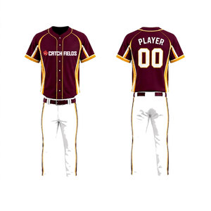 OEM Custom Embroidered <b>Baseball</b> Uniform <b>Set</b> Breathable Full Sublimation Jersey Sportswear Customized Sportswear - Product Image 4