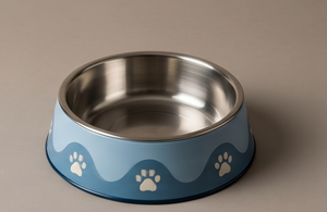 Moderno Tazón para Mascotas con Diseño de Huella Ondulada, Antideslizante, de Metal Redondo, para Perros y Gatos, con Base de Goma Antideslizante, Venta al por Mayor - Product Image 5