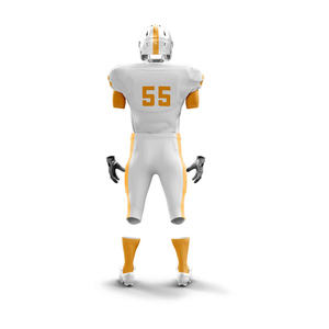 Custom Professional American Football Uniform Set Sublimated Team Jersey and Integrated <b>Padded</b> Pants Men Youth Training Gear - Product Image 2