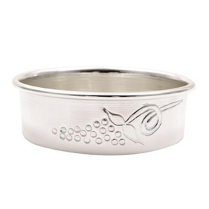 Sous-verre en aluminium artisanal élégant avec motif floral en relief pour la décoration de table de fête de Noël, support pour bouteille de vin - Product Image 4