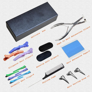 Flat Surface Sealing Hair Extension Plier Tools Kit Professional <b>Tape</b> In Hair Extension Pliers Silver <b>Mirror</b> Polish - Product Image 6