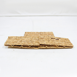 Cesta de Almacenamiento Decorativa de Alambre de Hierro y Jacinto de Agua Natural de Primera Calidad para el Hogar y la Oficina - Product Image 6